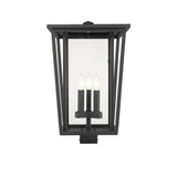 Seoul 3 Light Outdoor Post Mount Lantern 14 x 24.75 Inches by Z-Lite - 571PHXLS2