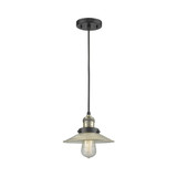 Halophane 1 Light Cord Hung Mini Pendant 5.13 X 9 Inch Wide by Innovations - 201C-G1