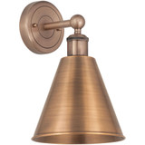 Berkshire Metal 1 Light Wall Sconce 12.25 Inch X 8 Inch Wide by Innovations - 616-1W-MBC-8
