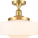 Bridgeton 100W 1 LED Semi Flush Mount 10.75X12 Inch Wide by Innovations - 517-1CH-G69-12-LED