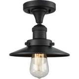 Railroad 100W 1 LED Semi Flush Mount 8.5 and 7 Inch Wide by Innovations - 517-1CH-M1-M7-LED