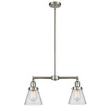 Cone 100W 2 LED 6" Stem Adjustable Island 10 X 21 Inch Wide by Innovations - 209-G6-LED