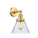 Cone 100W 1 LED Adjustable Wall Sconce 10.5 and 8 Inch Wide by Innovations - 203-G4-LED