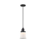 Canton 1 Light Cord Hung Mini Pendant 8.63 X 5.25 Inch Wide by Innovations - 201CSW-G18S