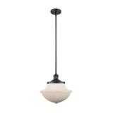 Oxford 100W 1 LED Stem Hung Mini Pendant 11.5X11.75 Inch by Innovations - 201S-G54-LED