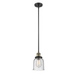 Bell 1 Light Stem Hung Mini Pendant 10 Inch and 5 Inch Wide by Innovations - 201S-G5