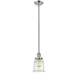 Canton 100W 1 LED Stem Hung Mini Pendant 10 X 6.5 Inch Wide by Innovations - 201S-G18-LED