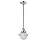 Oxford 100W 1 LED Cord Hung Mini Pendant 8.88X7.25 Inch Wide by Innovations - 201C-G53-LED