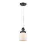 Bell 100W 1 LED Cord hung Mini Pendant 8.88 X 5 Inch Wide by Innovations - 201C-G5-LED