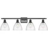 Bristol 4 Light Glass Bath Vanity 10.5 Inch X 37.5 Inch Wide by Innovations - 516-4W-GBD-75