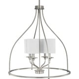 Bonita 4 Light Medium Foyer Chandelier by Progress - P500285