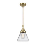 Cone 100W 1 LED Mini Pendant 11.13 Inch Tall and 8 Inch Wide by Innovations - 447-1S-G4-LED