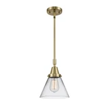 Cone 100W 1 LED Mini Pendant 11.13 Inch Tall and 8 Inch Wide by Innovations - 447-1S-G4-LED