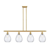 Waverly 4 Light Stem Hung Island 12.5 Inch and 48 Inch Wide by Innovations - 516-4I-G372