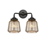 Chatham 2 Light Bath Vanity 13.25 Inch Tall and 14 Inch Wide by Innovations - 284-2W-G146