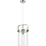 Pilaster 1 Light Mini Pendant 16.75 Inch Tall X 8 Inch Wide by Innovations - 413-1PM-G413-1S-8