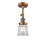 Canton 1 Light Adjustable Semi Flush Mount 14.25X5.25 Inch by Innovations - 201F-G18S