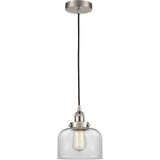 Bell 100W 1 LED Cord hung Mini Pendant 8.75 X 7.75 Inch Wide by Innovations - 616-1PH-G7-LED