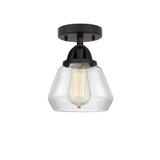 Fulton 1 Light Semi Flush Mount 8.75 Inch and 6.75 Inch Wide by Innovations - 288-1C-G17