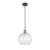 Athens Water Glass 1 Light Cord Hung Mini Pendant 11.75 X 10 by Innovations - 516-1P-G1215-10