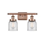 Bell 2 Light Bath Vanity 12 Inch Tall and 16 Inch Wide by Innovations - 916-2W-G5