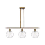 Athens Water Glass 3 Light Stem Hung Island 10.5X 36 by Innovations - 516-3I-G1215-8