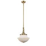 Oxford 100W 1 LED Adjustable Mini Pendant 14X11.75 Inch Wide by Innovations - 206-G54-LED