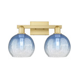 Brookhaven Globe 2 Light Bath Vanity 12.75 and 19 Inch Wide by Innovations - 716-2W-G483-8