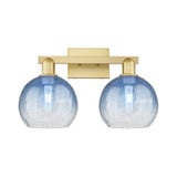 Brookhaven Globe 2 Light Bath Vanity 12.75 and 19 Inch Wide by Innovations - 716-2W-G483-8
