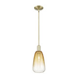 Brookhaven Almond 1 Light Mini Pendant 13.63 and 6 Inch Wide by Innovations - 716-1S-G480-6