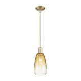 Brookhaven Almond 1 Light Mini Pendant 13.63 and 6 Inch Wide by Innovations - 716-1S-G480-6