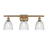 Castile 3 Light Bath Vanity 10 Inch Tall and 26 Inch Wide by Innovations - 516-3W-G38