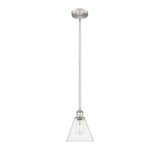 Berkshire Glass 1 Light Stem Hung Mini Pendant 9.5 X 8 by Innovations - 616-1S-GBC-8