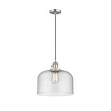 Bell 1 Light Cord Hung Down Mini Pendant 10.88 X 11.5 Wide by Innovations - 201CSW-G7-L
