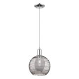 Athens Deco Swirl 1 Light Cord Hung Mini Pendant 12.45 X 10 by Innovations - 716-1P-G1213-10