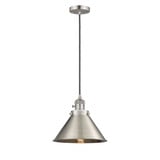 Briarcliff 1 Light Cord Cone Mini Pendant 8.63X10 Inch Wide by Innovations - 201CSW-M10