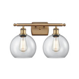 Athens 2 Light Bath Vanity 11 Inch Tall and 18 Inch Wide by Innovations - 516-2W-G12-8