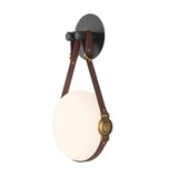 Derby 8W 1 LED Light Wall Sconce with Branded Plate by Hubbardton Forge - 201030