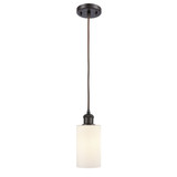 Clymer 100W 1 LED Cord hung Mini Pendant 8.88X3.88 Inch Wide by Innovations - 516-1P-G80-LED