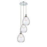 Waverly 3 Light Cord Hung Multi Pendant 36.75X14.5 Inch Wide by Innovations - 113B-3P-G372