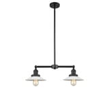 Halophane 2 Light Stem Adjustable Island 10 and 21 Inch Wide by Innovations - 209-G1