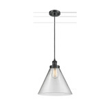 Cone 1 Light Cord Hung Mini Pendant 12.75 X 11.75 Inch Wide by Innovations - 916-1P-G4L