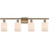 Hadley 100W 4 LED Bath Vanity 10 Inch Tall X 34.5 Inch Wide by Innovations - 516-4W-G34-LED
