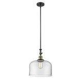Bell 1 Light Adjustable Mini Pendant 13.63 X 11.5 Inch Wide by Innovations - 206-G7-L