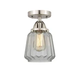 Chatham 1 Light Semi Flush Mount 9.25 Inch and 7 Inch Wide by Innovations - 288-1C-G142