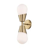 Cora 2 Light Wall Sconce by Mitzi - H101102