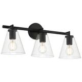 Katie 3 Light Bath Vanity 9.75 Inch Tall and 24 Inch Wide by Access - 62633