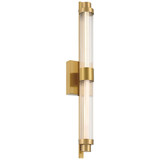 Julia 18W 1 LED Bath Vanity 27.5 Inch Tall and 4.75 Inch Wide by Access - 63003LEDDCS
