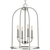 Leyden 4 Light Small Foyer Chandelier by Progress - P500302