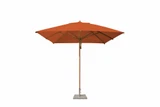 8.5 Foot Bamboo Pulley Lift Square Market Umbrella by Bambrella - 2-6m SQ-L